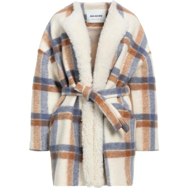 cappotti Ava Adore bianco scozzese
