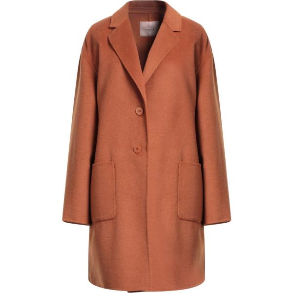 cappotti Twinset arancione tinta unita