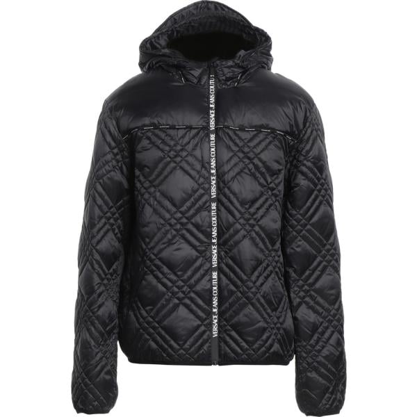 piumini Versace Jeans Couture nero con stampe