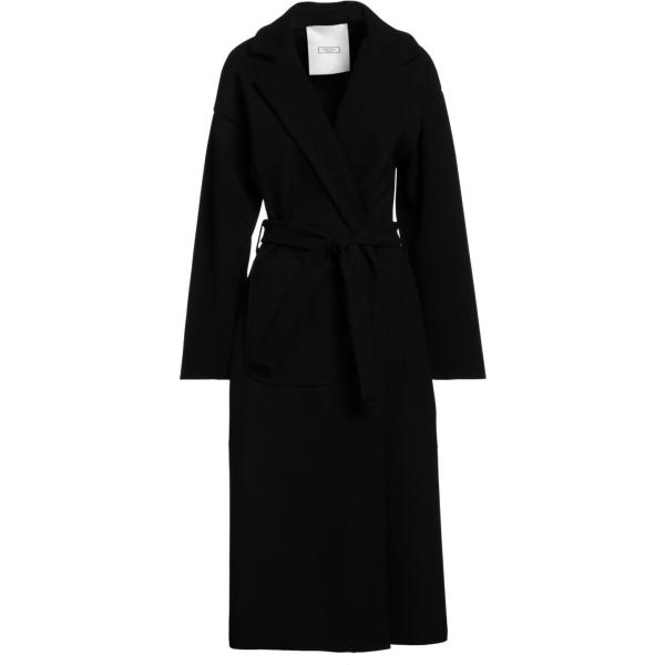cappotti GRETHA Milano nero tinta unita
