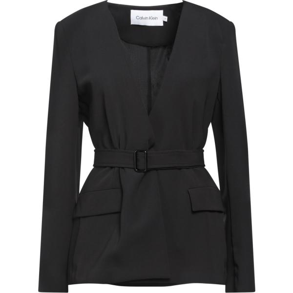 blazer Calvin Klein nero tinta unita