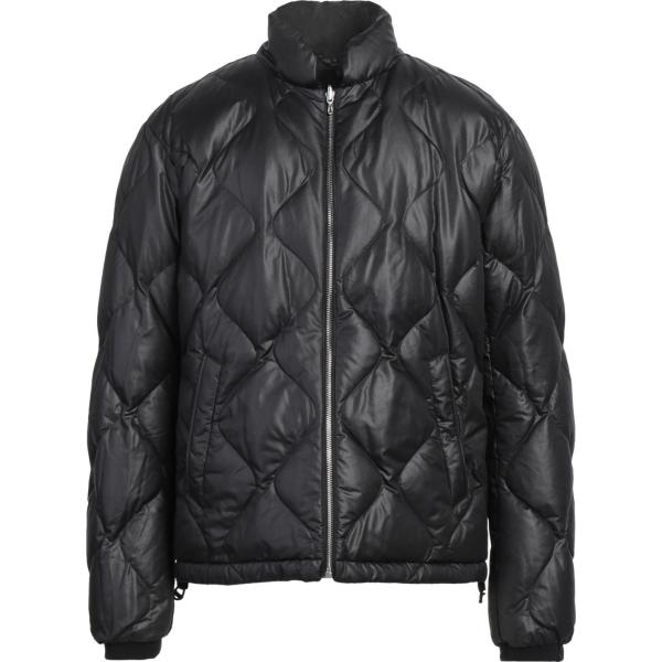 piumini Rag & Bone nero tinta unita