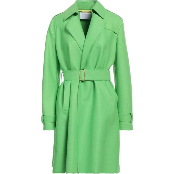 cappotti Harris Wharf London verde tinta unita