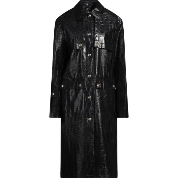 trench Versace Jeans Couture nero con stampe