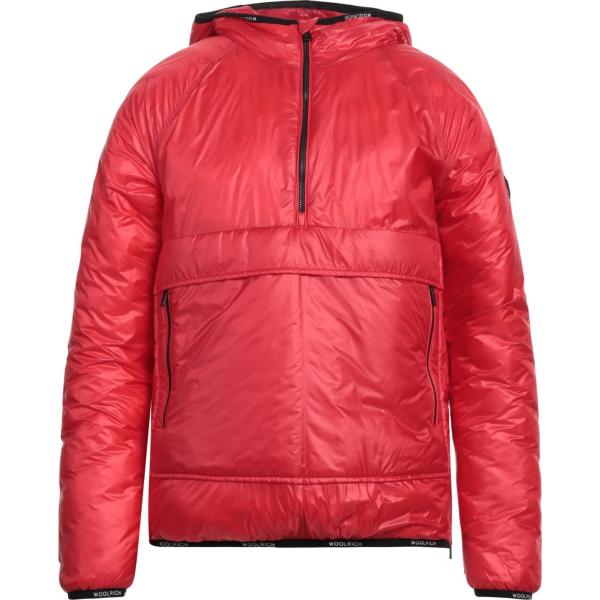 piumini Woolrich rosso tinta unita