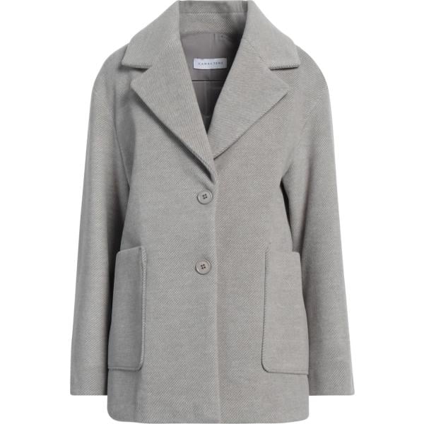 cappotti Caractère grigio tinta unita