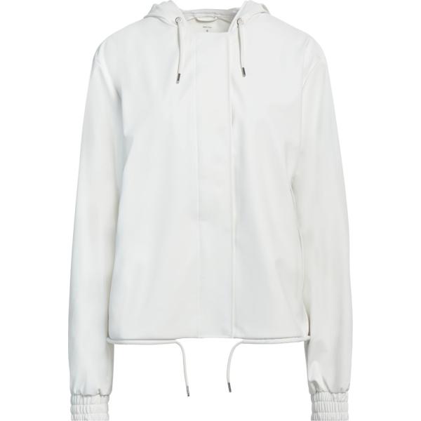 blazer Rains bianco tinta unita