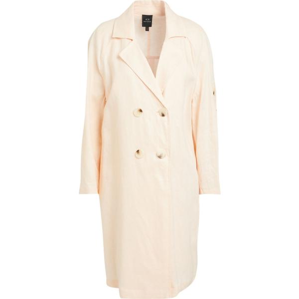 trench Armani Exchange bianco tinta unita
