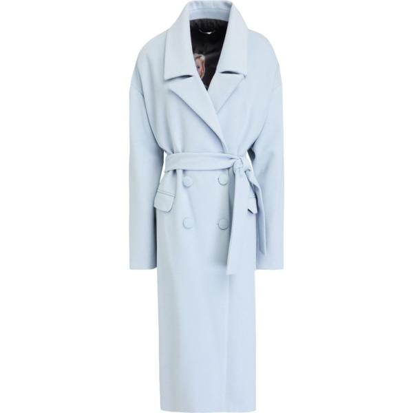 cappotti Cristinaeffe blu tinta unita