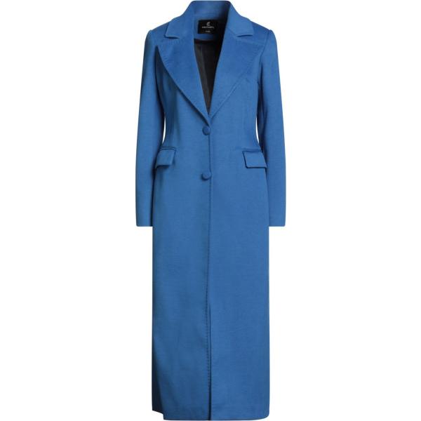 cappotti Cristinaeffe blu tinta unita