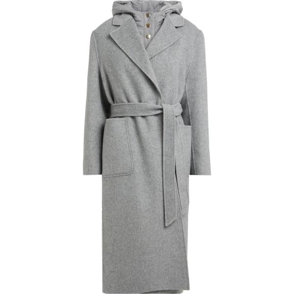 cappotti Kaos grigio tinta unita