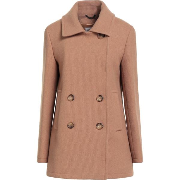 cappotti Cinzia Rocca marrone tinta unita