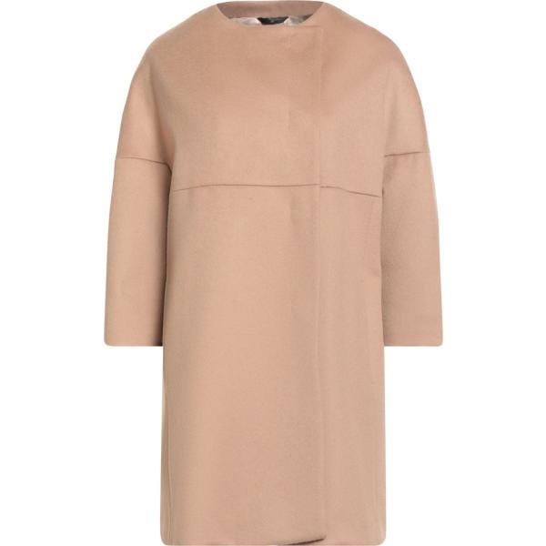 cappotti Cinzia Rocca marrone tinta unita