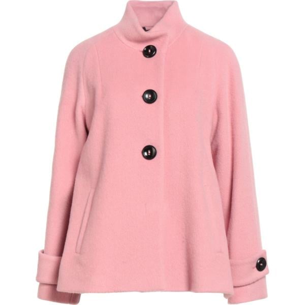 cappotti Cinzia Rocca rosa tinta unita