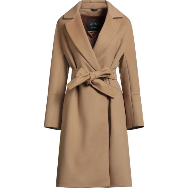 cappotti Cinzia Rocca marrone tinta unita