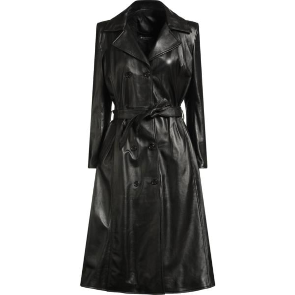 cappotti Street Leathers nero tinta unita