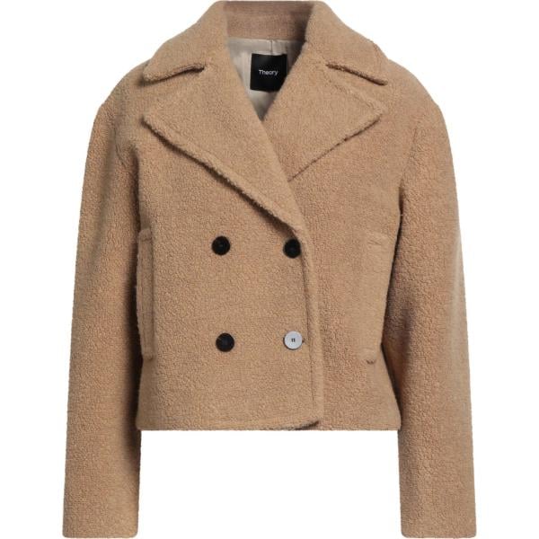 caban Theory marrone tinta unita