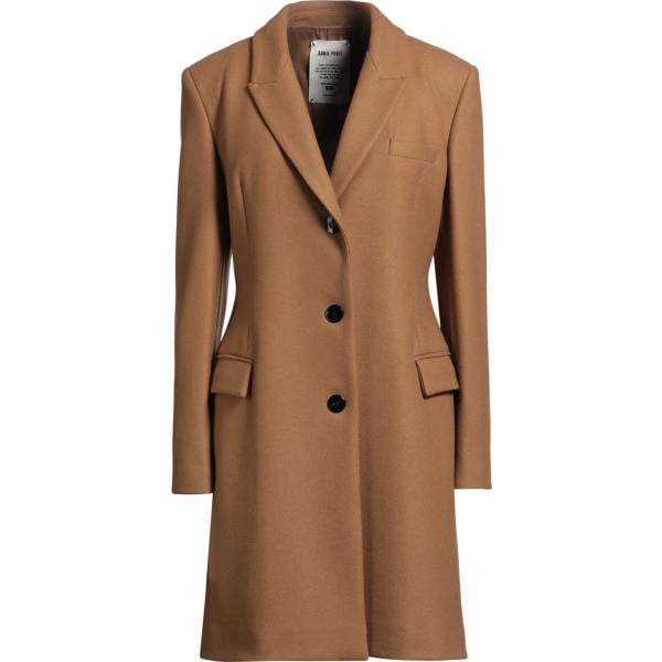cappotti Annie Paris marrone tinta unita