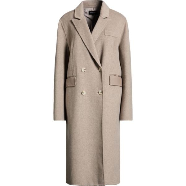 cappotti Meotine. marrone tinta unita