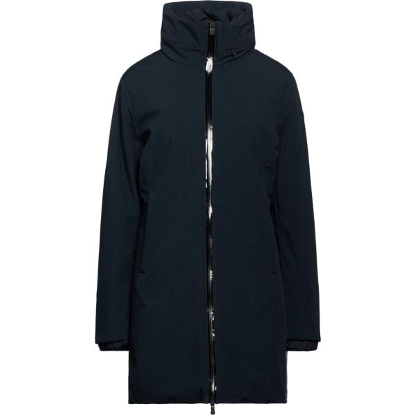 Parka da donna in blu scuro collo con cappuccio a maniche lunghe con zip People Of Shibuya People Of Shibuya