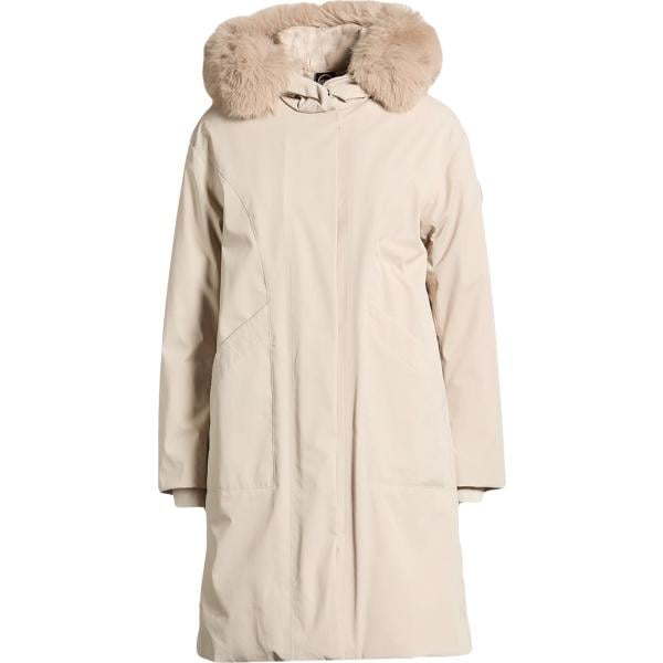 Parka da donna in beige sabbia collo con cappuccio a maniche lunghe con zip Colmar Colmar