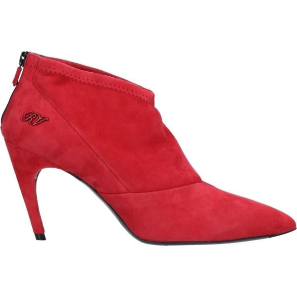 stivaletti Roger Vivier rosso tinta unita