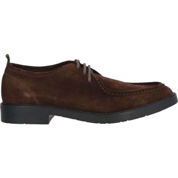 scarpe stringate CAFèNOIR marrone tinta unita