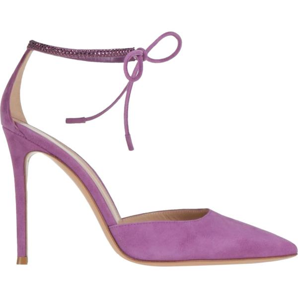 décolleté Gianvito Rossi viola tinta unita
