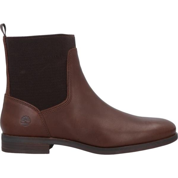 stivaletti Timberland marrone tinta unita