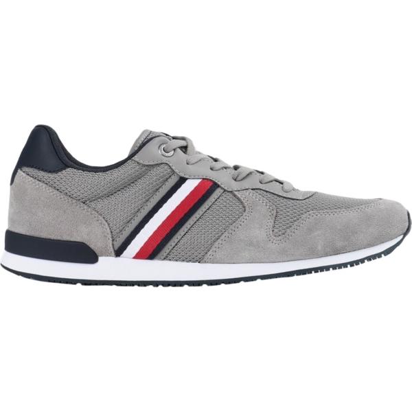 sneakers Tommy Hilfiger grigio tinta unita