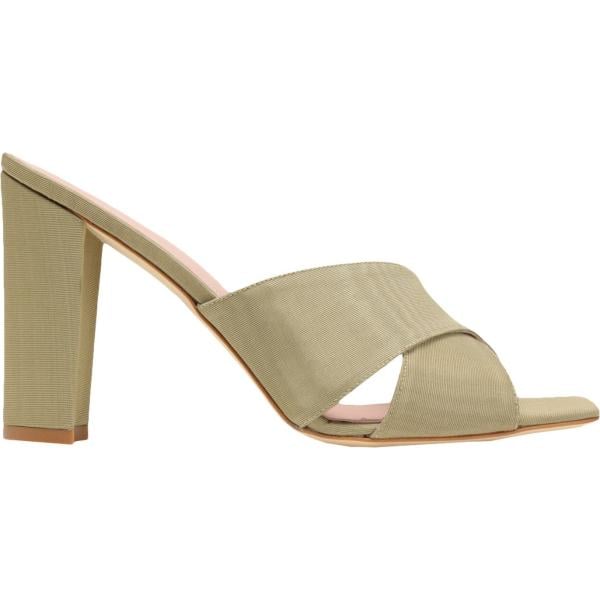 sandali col tacco 8 by YOOX marrone tinta unita