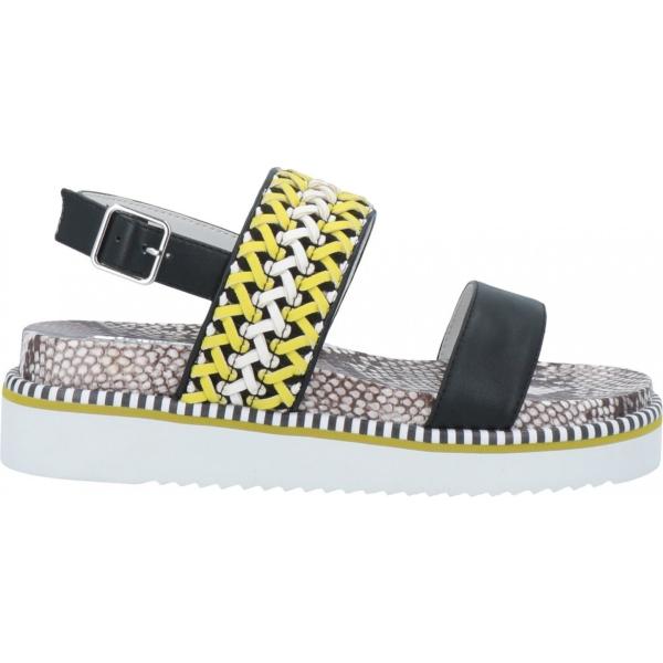 sandali col tacco Gaudì multicolore animalier