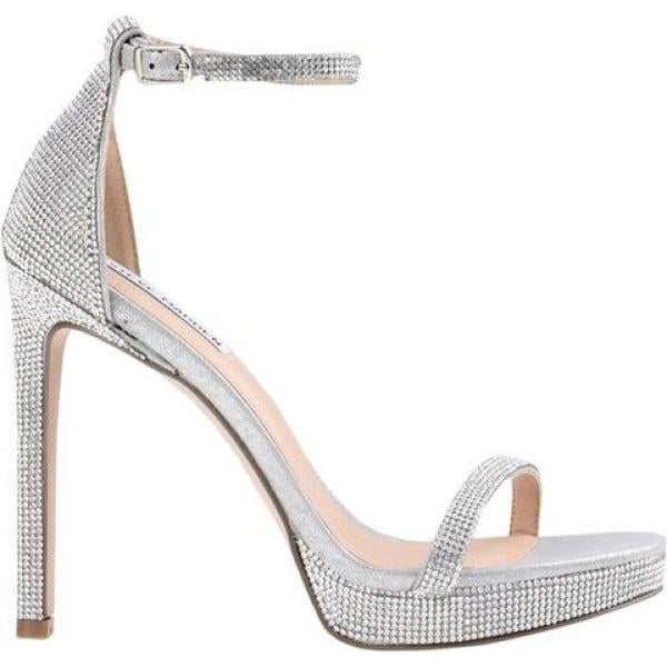 sandali col tacco Steve Madden grigio tinta unita