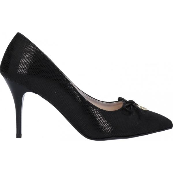 décolleté Trussardi Jeans nero con stampe