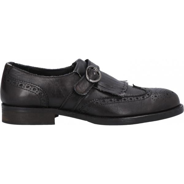 scarpe stringate Old England nero tinta unita