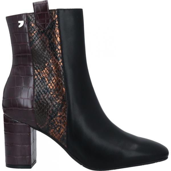 stivaletti Gioseppo nero con stampe