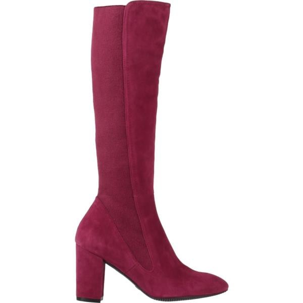 stivali Stuart Weitzman rosso tinta unita