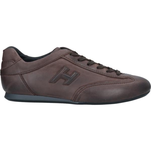 sneakers Hogan marrone tinta unita