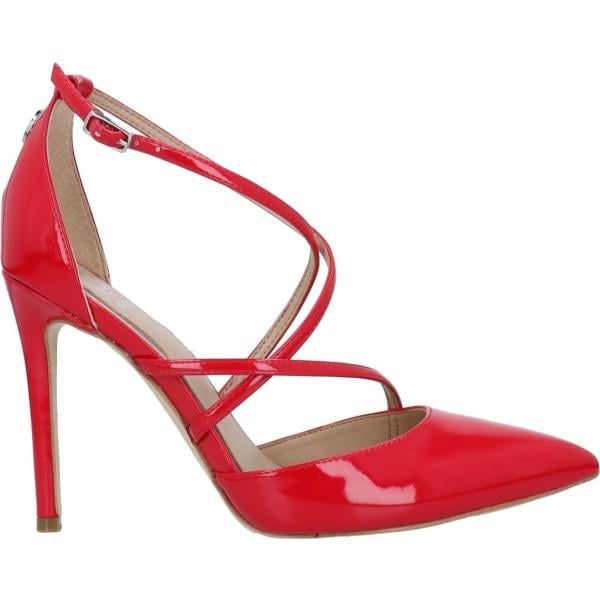 décolleté Guess rosso tinta unita