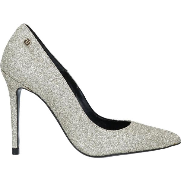 décolleté Trussardi Jeans grigio tinta unita