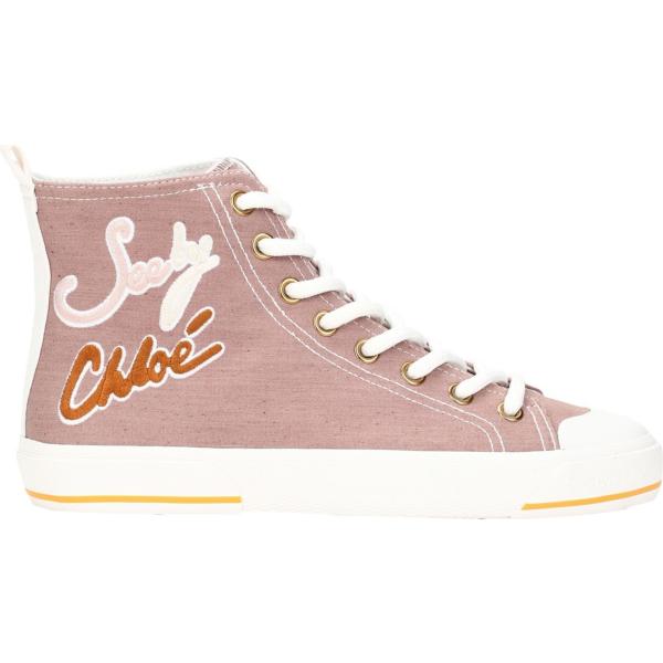 sneakers alte See By Chloé rosa tinta unita