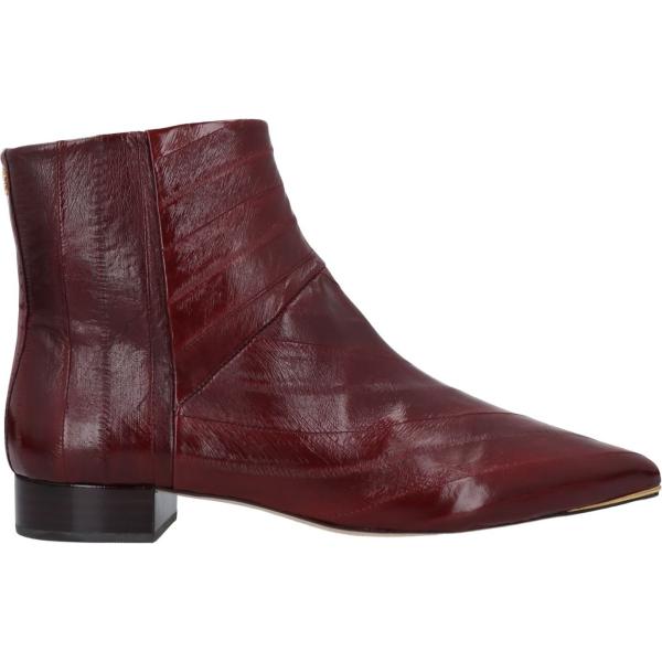 stivaletti Tory Burch rosso tinta unita