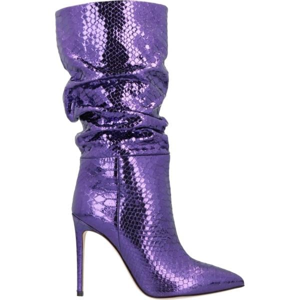 stivali Paris Texas viola animalier