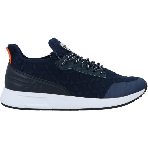 sneakers Automobili Lamborghini blu tinta unita