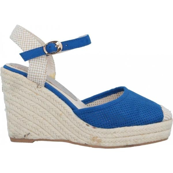 Sandali zeppa blu outlet elettrico