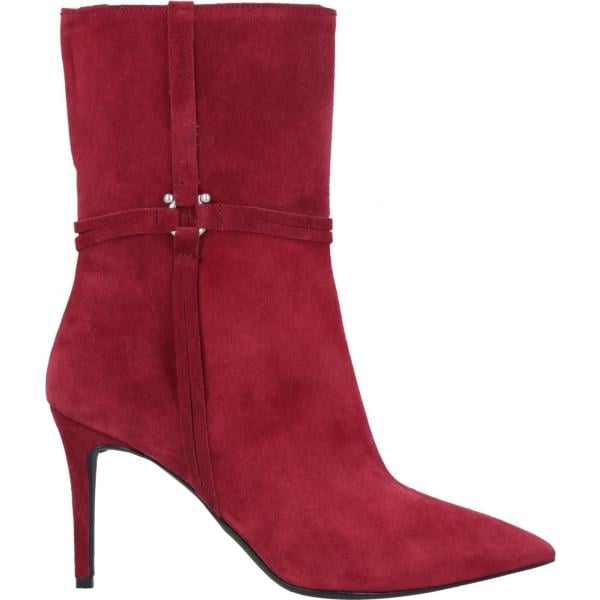 stivaletti Spaziomoda rosso tinta unita