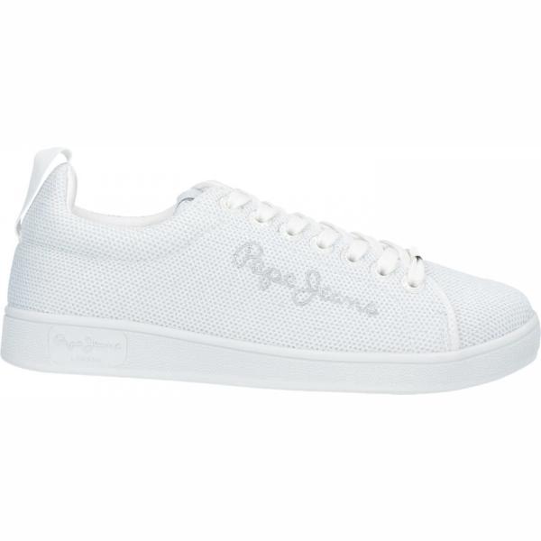 sneakers Pepe Jeans bianco tinta unita