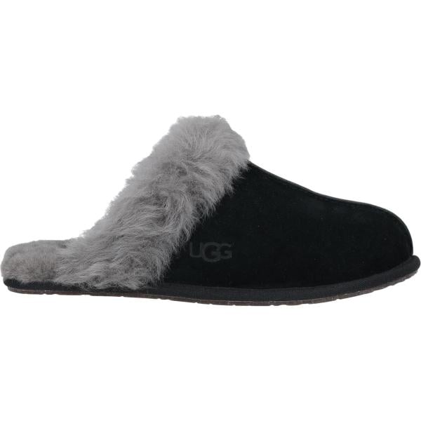 Pantofole da donna effetto scamosciato senza tacco a punta tonda in montone Ugg