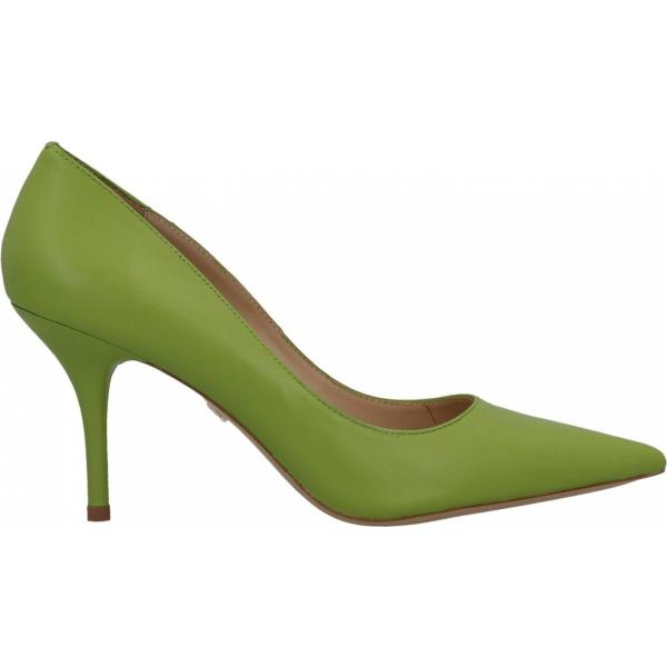 décolleté Lola Cruz verde tinta unita