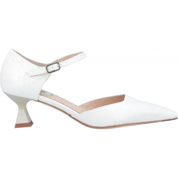 décolleté Ras bianco con stampe